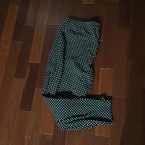 Woman Within Polka Dot Leggings - Picture 3 of 4